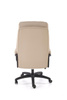Fotel gabinetowy HARBOR w beżowej ekoskórze z mechanizmem TILT