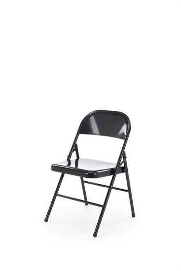 Krzesło składane K565 w kolorze czarnym 
