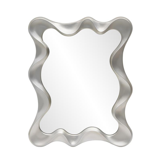 Lustro ścienne DECO w kolorze srebrny antyczny