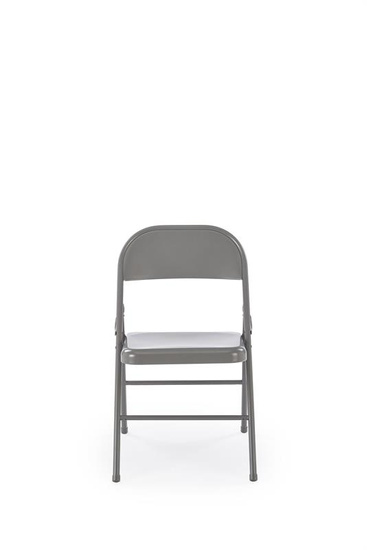 Krzesło składane K565 w kolorze popielatym 