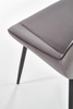 Krzesło K404 w kolorze popielatym 