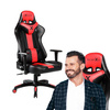 Fotel gamingowy EXRACER czarno-czerwony