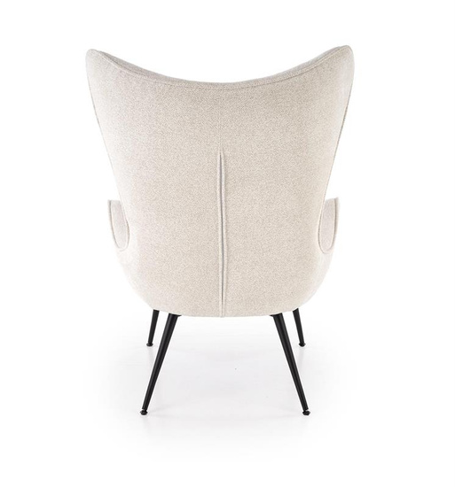 Fotel wypoczynkowy JUKON w kolorze kremowym