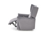 Rozkładany fotel wypoczynkowy GELATO w kolorze popielatym