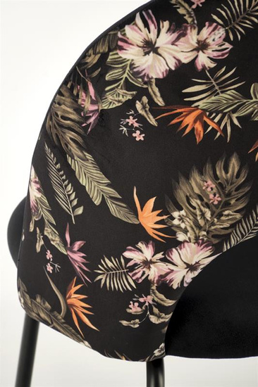 Krzesło K505 w kolorze wielobarwnym velvet 