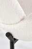 Krzesło K477 w kolorze kremowym boucle
