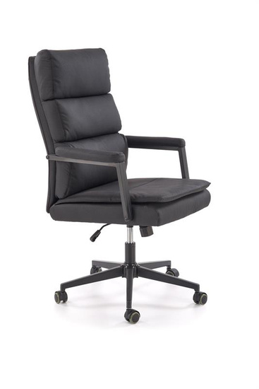 Fotel obrotowy ADRIANO 2 czarna ekoskóra z mechanizmem TILT