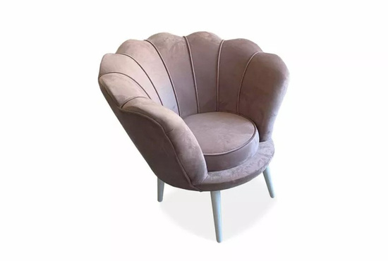 Fotel wypoczynkowy ARIEL w stylu glamour