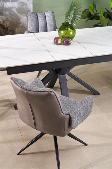 Krzesło z funkcją obrotu K579 w popielatym kolorze