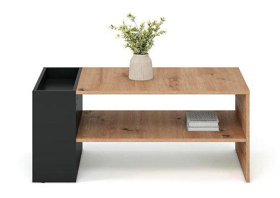 Nowoczesny stolik kawowy MURCIA w kolorze dąb artisan / czarny