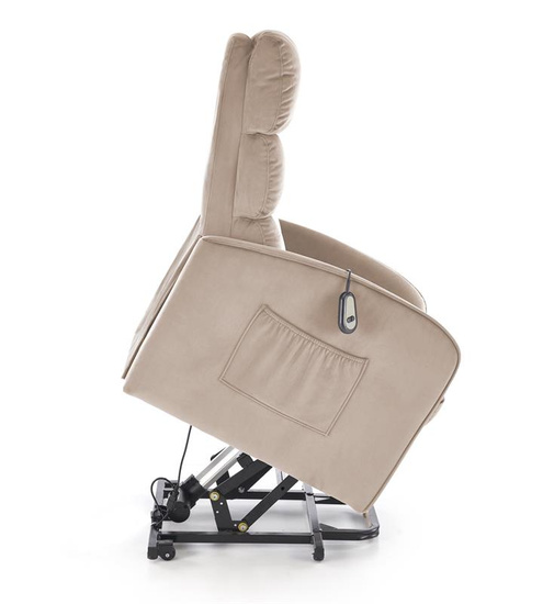 Fotel rozkładany MARONI w beżowym kolorze 