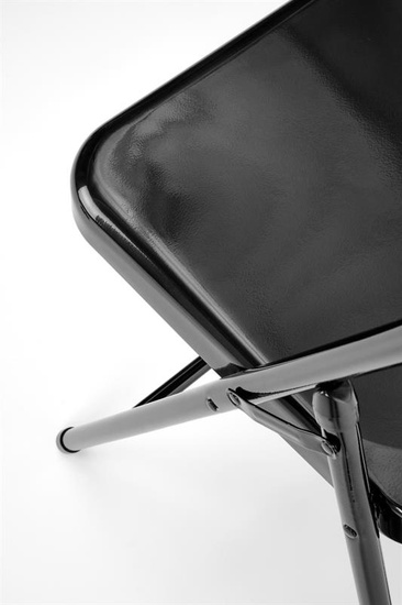 Krzesło składane K565 w kolorze czarnym 