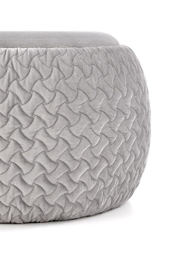 Pufa BONO w kolorze jasny popiel 