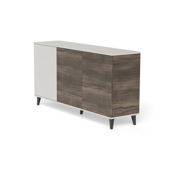 Komoda RANDOM 2 KM-1 w kolorach kaszmir, orzech i czarny