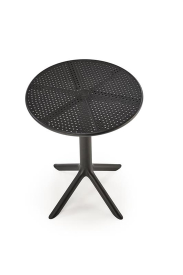 Okrągły stół CALVO w kolorze czarnym 