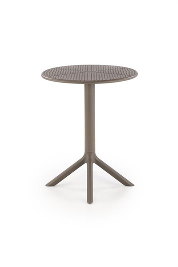 Okrągły stół CALVO w kolorze khaki 