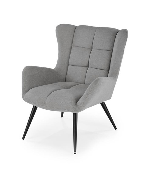 Fotel wypoczynkowy BYRON w kolorze popielatym