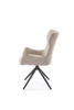 Krzesło z obrotowym siedziskiem K573 w beżowym kolorze