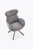 Krzesło z obrotowym siedziskiem K571 w popielatym kolorze