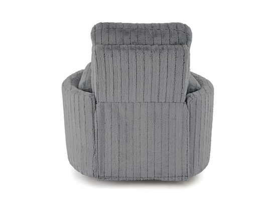 Elektryczny fotel wypoczynkowy PEGAS w kolorze popielatym z funkcją relaks