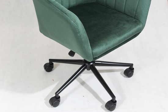 Fotel kubełkowy do biurka FABIO zielony/czarny