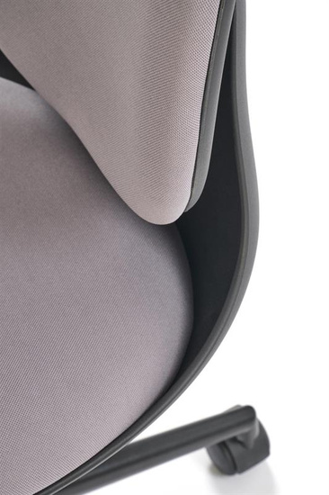 Fotel młodzieżowy ORION w kolorze czarno-popielatym