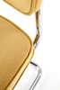 Krzesło K510 w kolorze musztardowym velvet