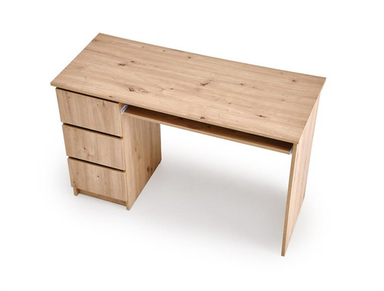 Biurko CINO w odcieniu dąb artisan z szufladami