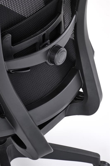 Ergonomiczny fotel gabinetowy PAREDES w kolorze czarnym z funkcją MULTIBLOCK