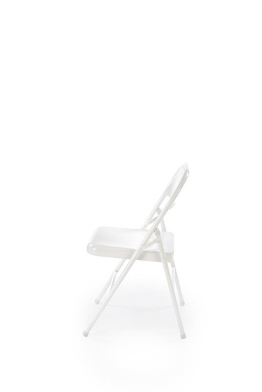 Krzesło składane K565 w kolorze białym 
