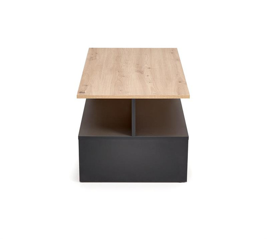 Nowoczesny stolik kawowy IVA w kolorze dąb artisan / czarny