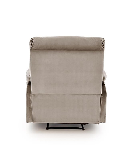 Elegancki fotel wypoczynkowy DRAGER w kolorze beżowym