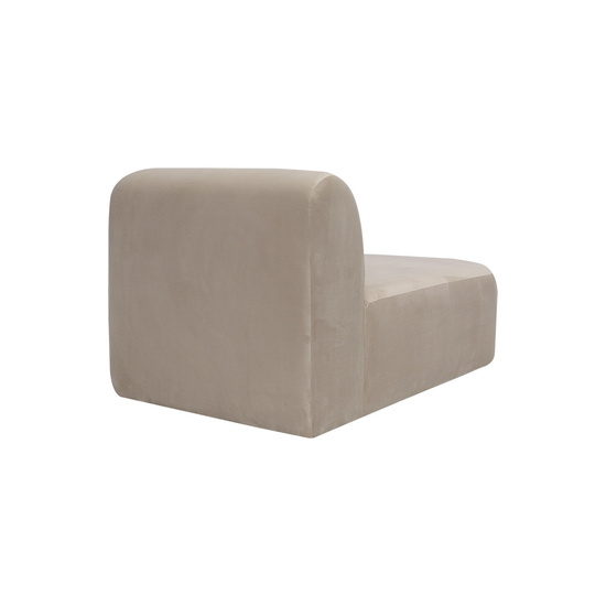 Nowoczesny SZPO - Szezlong Owal OPTICO prawy