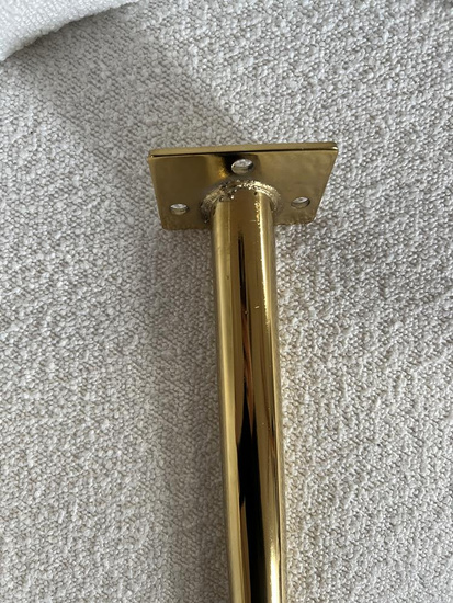 Nowoczesne krzesło SPLIT GOLD z ergonomicznym siedziskiem