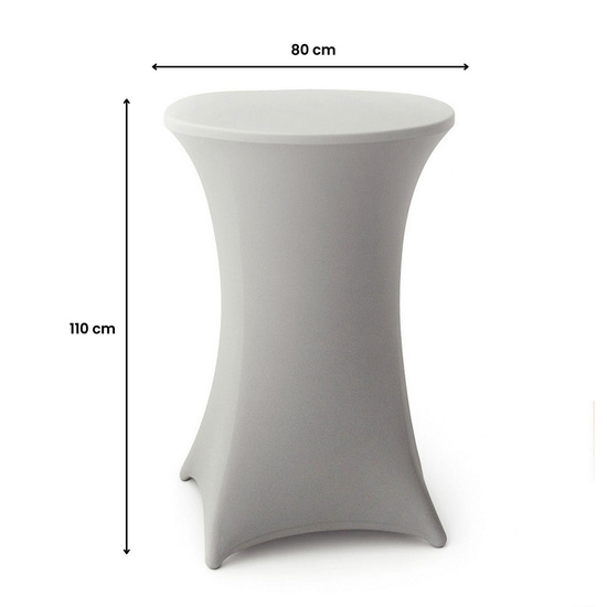 Pokrowiec 80 x 110 Na Stół Cateringowy Felix Szary