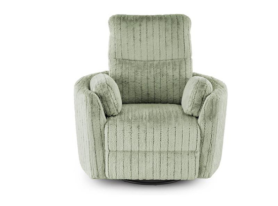 Elektryczny fotel wypoczynkowy PEGAS w kolorze miętowym z funkcją relaks