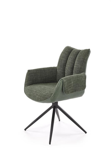 Krzesło z funkcją obrotu K579 w zielonym kolorze 