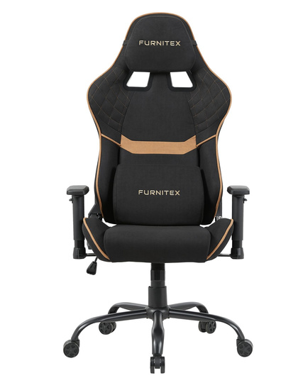 Fotel obrotowy gamingowy IMPERIO w kolorze czarnym