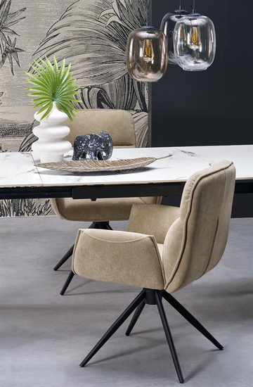 Krzesło K574 w kolorze ciemnobeżowym 