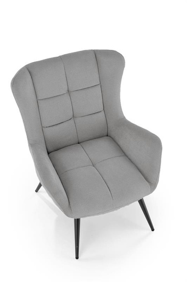 Fotel wypoczynkowy BYRON w kolorze popielatym