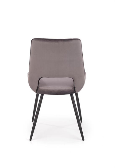 Krzesło K404 w kolorze popielatym 