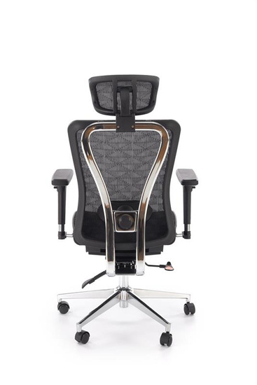 Fotel gabinetowy VIXEN w kolorze czarnym