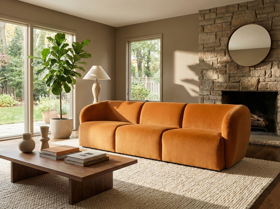 Sofa modułowa FIONA SL+S+S+SP