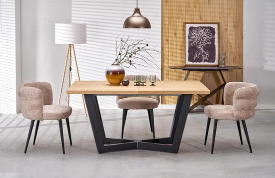 Krzesło kubełkowe K575 w beżowym kolorze 