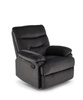 Fotel wypoczynkowy DRAGER w eleganckim czarnym kolorze