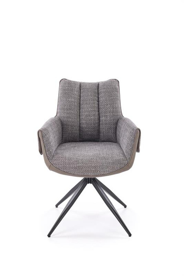 Krzesło z funkcją obrotu K579 w popielatym kolorze