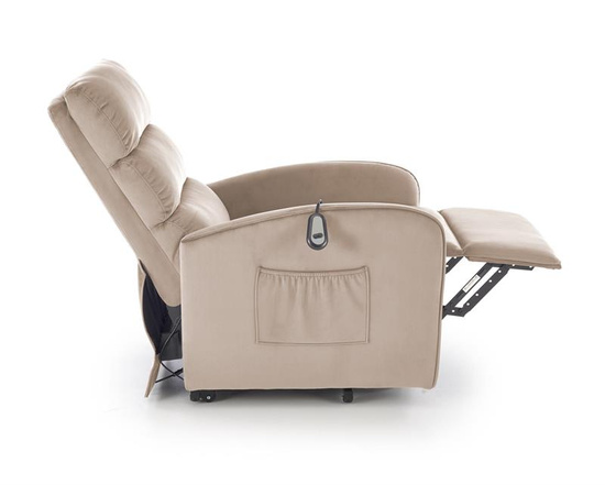 Fotel rozkładany MARONI w beżowym kolorze 