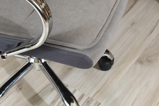 Fotel obrotowy do biura COMFI szary