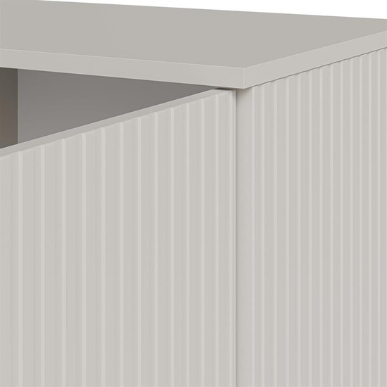 Komoda RANDOM 2 KM-1 w kolorach kaszmir, orzech i czarny