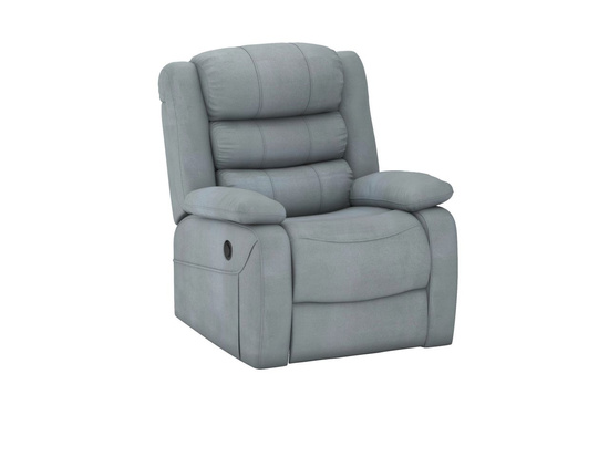 Elektryczny fotel wypoczynkowy RELAXO velvet szary
